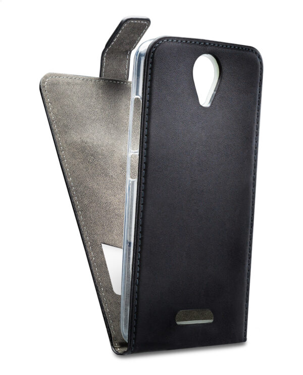 Mobilize Classic Gelly Flip Case Wiko Harry Black - Afbeelding 2