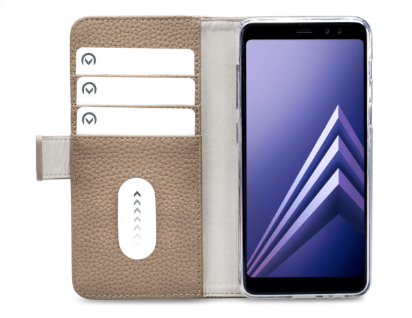 Mobilize Elite Gelly Wallet Book Case Samsung Galaxy A8 2018 Taupe - Afbeelding 3