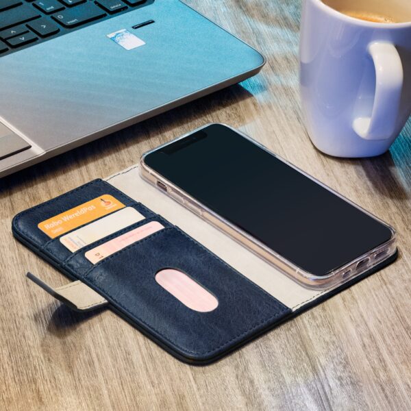 Mobilize Elite Gelly Wallet Book Case Nokia 3 Blue - Afbeelding 4