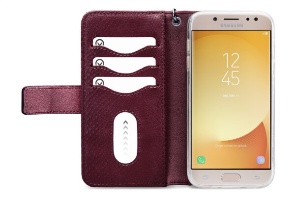 Mobilize 2In1 Gelly Zipper Case Samsung Galaxy J5 2017 Bordeaux - Afbeelding 3