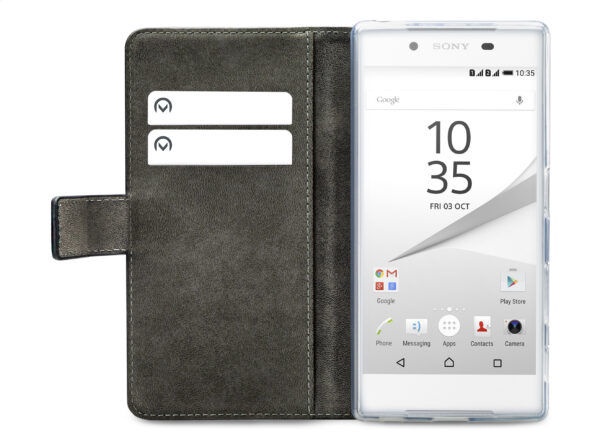 Mobilize Classic Gelly Wallet Book Case Sony Xperia Z5 Black - Afbeelding 3
