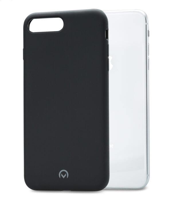 Mobilize Solid Silicone Case Apple Iphone 7 Plus/8 Plus Black