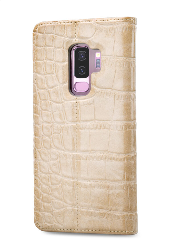 Mobilize Premium Gelly Book Case Samsung Galaxy S9+ Alligator Peanut Brown - Afbeelding 2