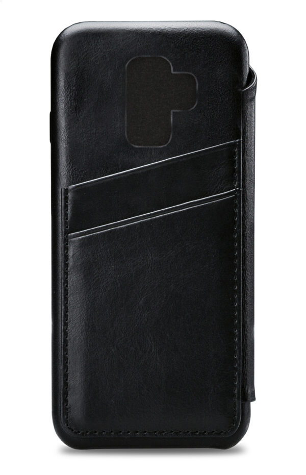 Senza Pure Skinny Leather Wallet Samsung Galaxy S9 Deep Black - Afbeelding 2