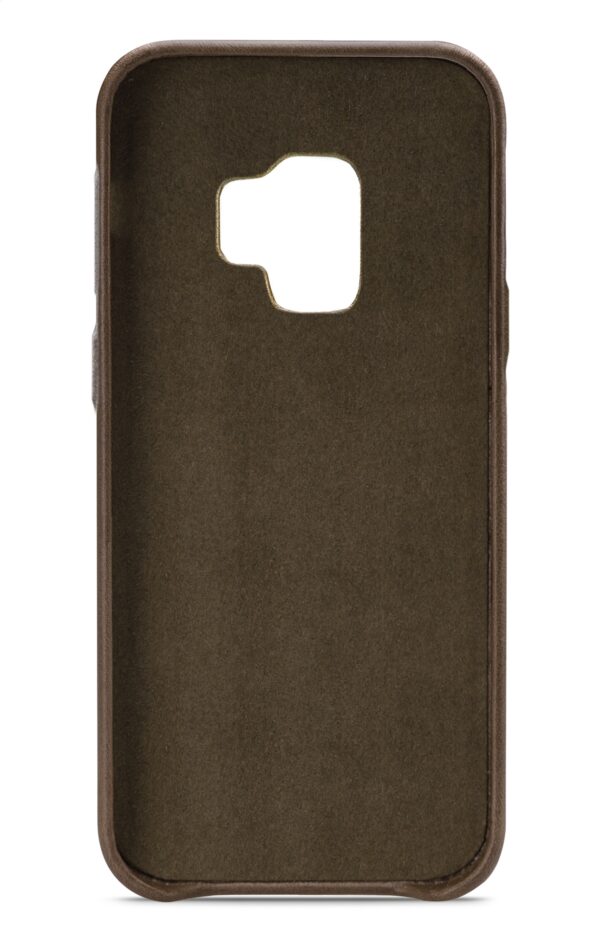 Senza Desire Leather Cover With Card Slot Samsung Galaxy S9 Burned Olive - Afbeelding 2