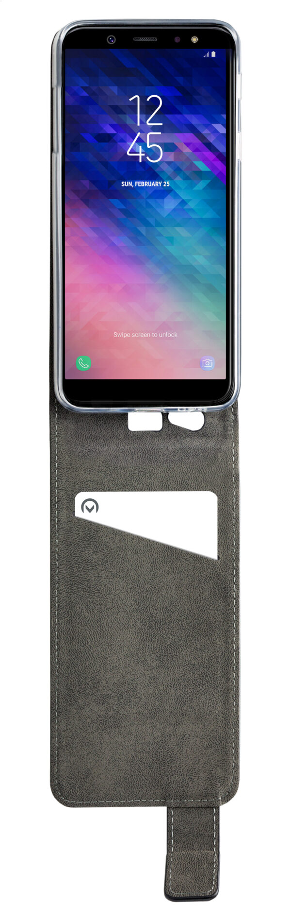 Mobilize Classic Gelly Flip Case Samsung Galaxy A6 2018 Black - Afbeelding 3