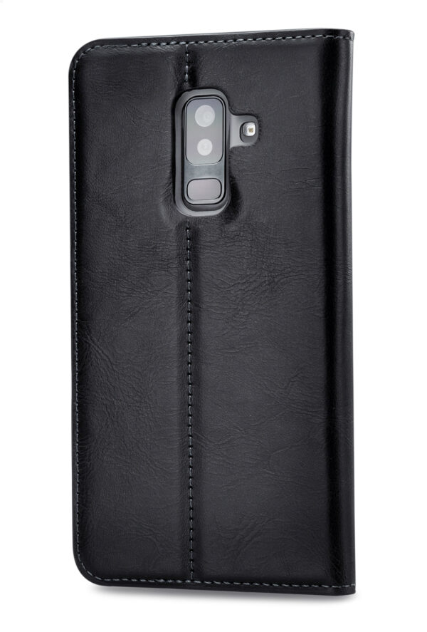 Mobilize Premium Gelly Book Case Samsung Galaxy A6+ 2018 Black - Afbeelding 2