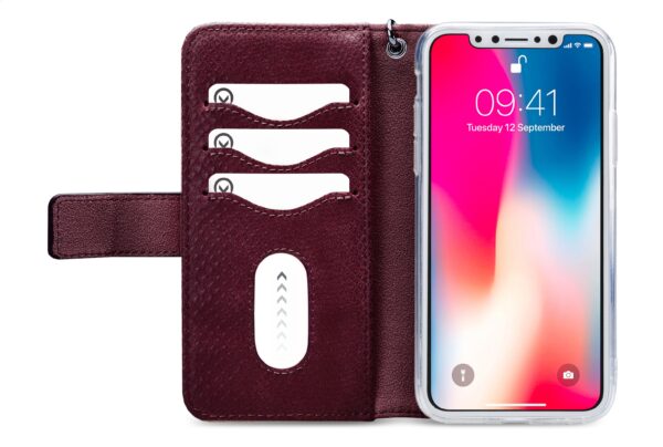 Mobilize 2In1 Gelly Zipper Case Apple Iphone Xs Max Bordeaux - Afbeelding 3