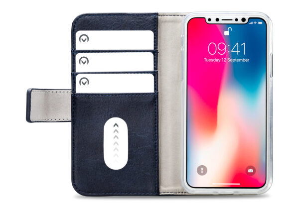 Mobilize Elite Gelly Wallet Book Case Apple Iphone Xs Max Blue - Afbeelding 3