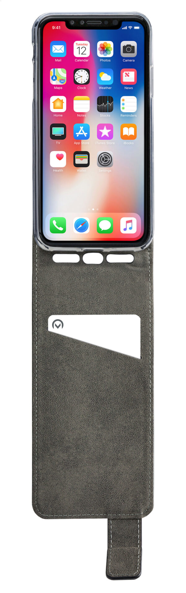 Mobilize Classic Gelly Flip Case Apple Iphone Xs Max Black - Afbeelding 3