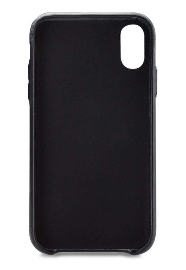 Senza Pure Leather Cover With Card Slot Apple Iphone Xr Deep Black - Afbeelding 2