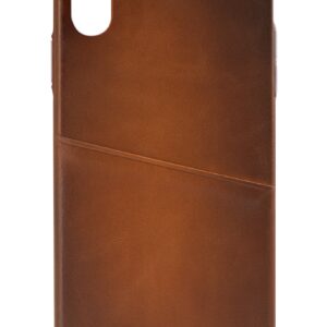 Senza Desire Leather Cover With Card Slot Apple Iphone Xs Max Burned Cognac