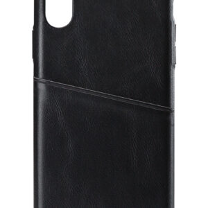 Senza Pure Leather Cover With Card Slot Apple Iphone Xs Max Deep Black