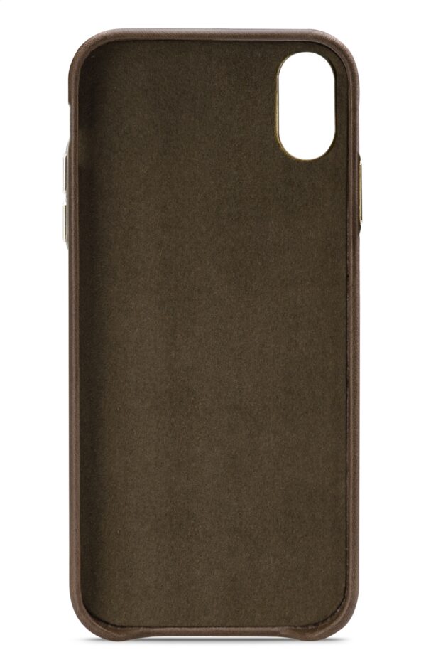 Senza Desire Leather Cover Apple Iphone Xs Max Burned Olive - Afbeelding 2