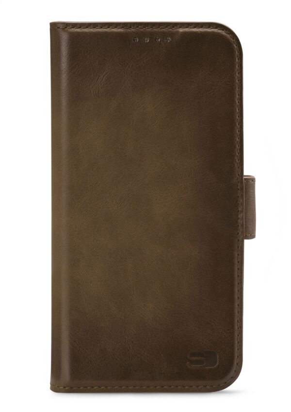 Senza Desire Leather Wallet Apple Iphone Xs Max Burned Olive