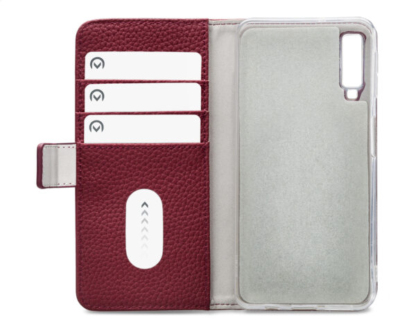 Mobilize Elite Gelly Wallet Book Case Samsung Galaxy A7 2018 Burgundy - Afbeelding 3