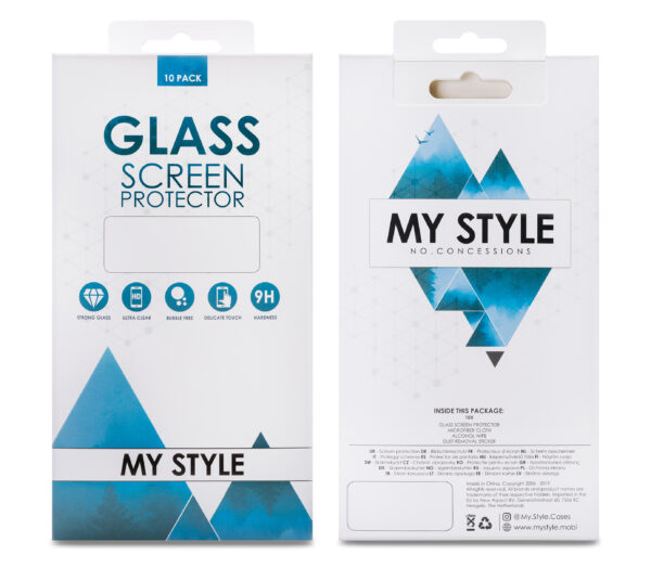 My Style Tempered Glass Screen Protector For Samsung Galaxy J4+ Clear (10-Pack) - Afbeelding 4