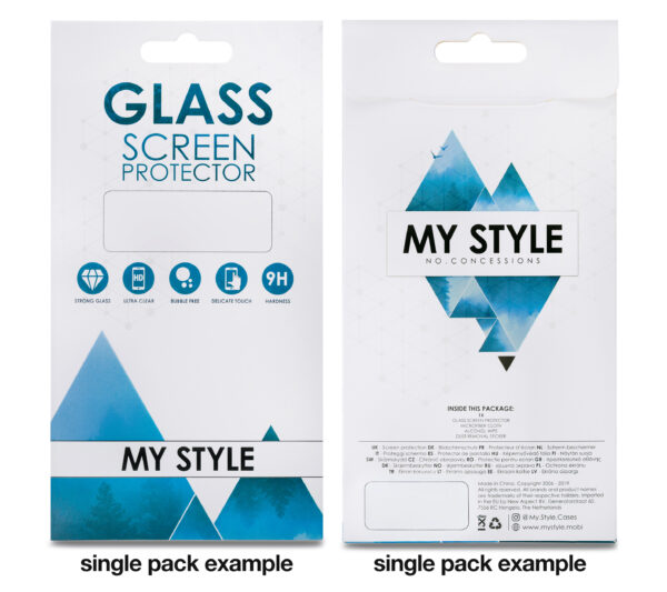 My Style Tempered Glass Screen Protector For Samsung Galaxy J4+ Clear (10-Pack) - Afbeelding 6