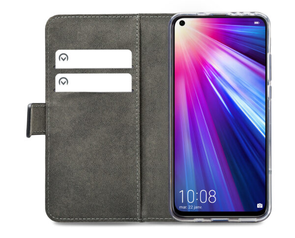 Mobilize Classic Gelly Wallet Book Case Honor View 20 Black - Afbeelding 3