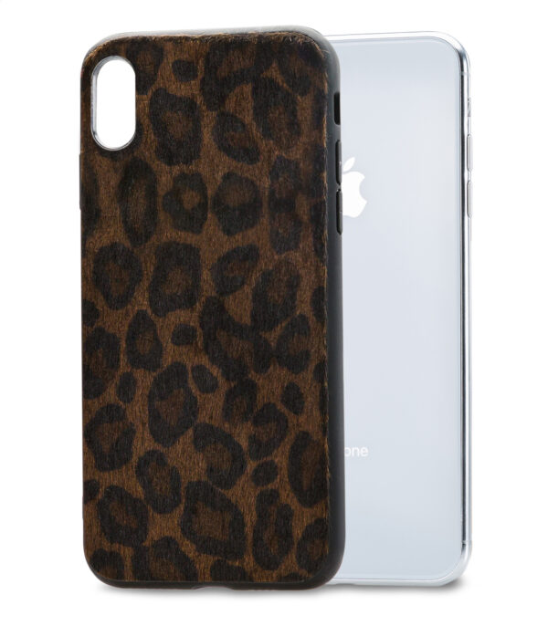 Mobilize Gelly Case Apple Iphone X/Xs Dark Brown Leopard