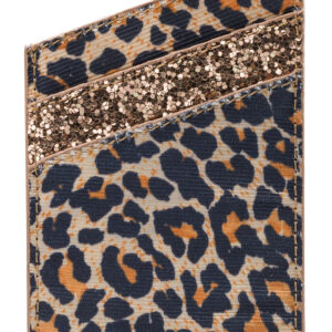 My Style Universal Sticky Card Pocket Gold Leopard