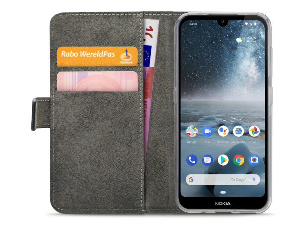 Mobilize Classic Gelly Wallet Book Case Nokia 4.2 Black - Afbeelding 3