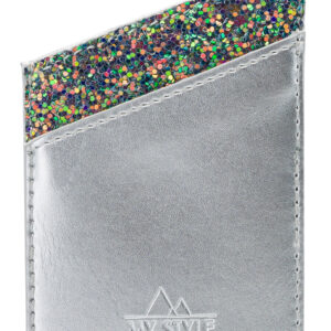 My Style Universal Sticky Card Pocket Silver Glam