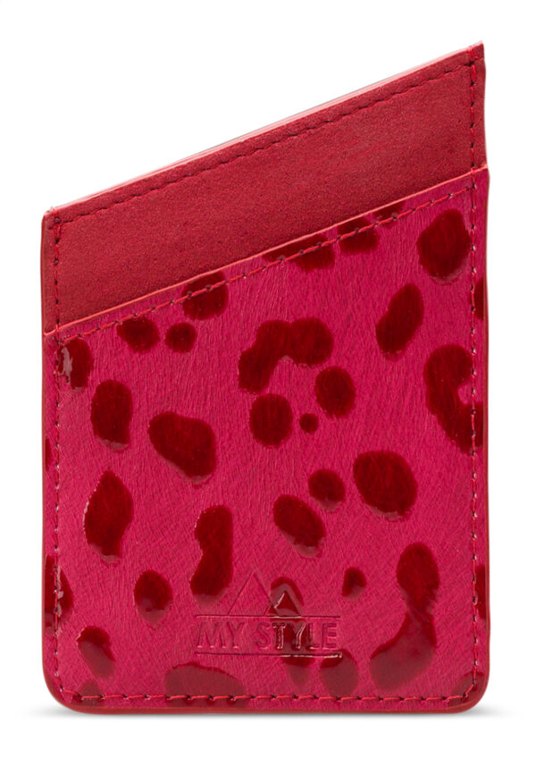 My Style Universal Sticky Card Pocket Red Panter