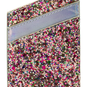 My Style Universal Sticky Card Pocket Silver Glitter