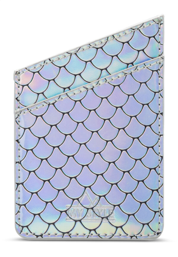 My Style Universal Sticky Card Pocket Silver Mermaid