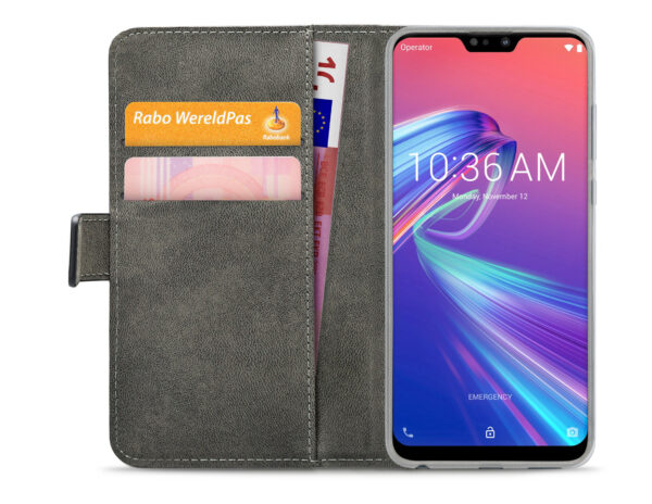 Mobilize Classic Gelly Wallet Book Case Asus Zenfone Max Pro (M2) Zb631Kl Black - Afbeelding 3