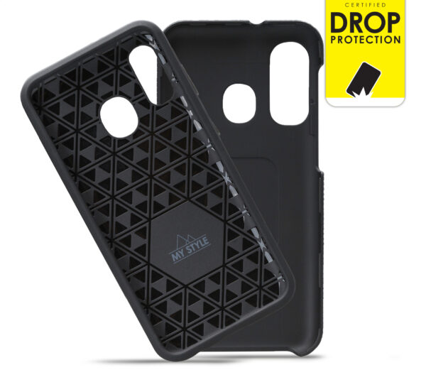 My Style Tough Case For Samsung Galaxy A20E Black - Afbeelding 2
