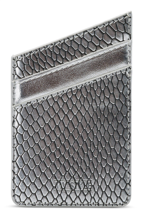 My Style Universal Sticky Card Pocket Silver Snake