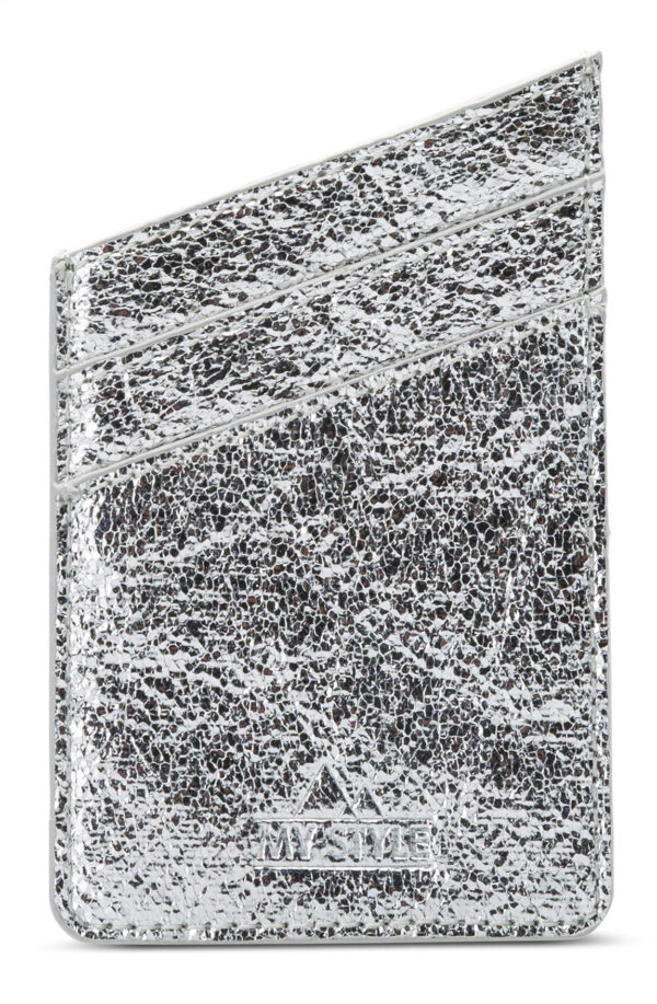 My Style Universal Sticky Card Pocket Grainy Silver