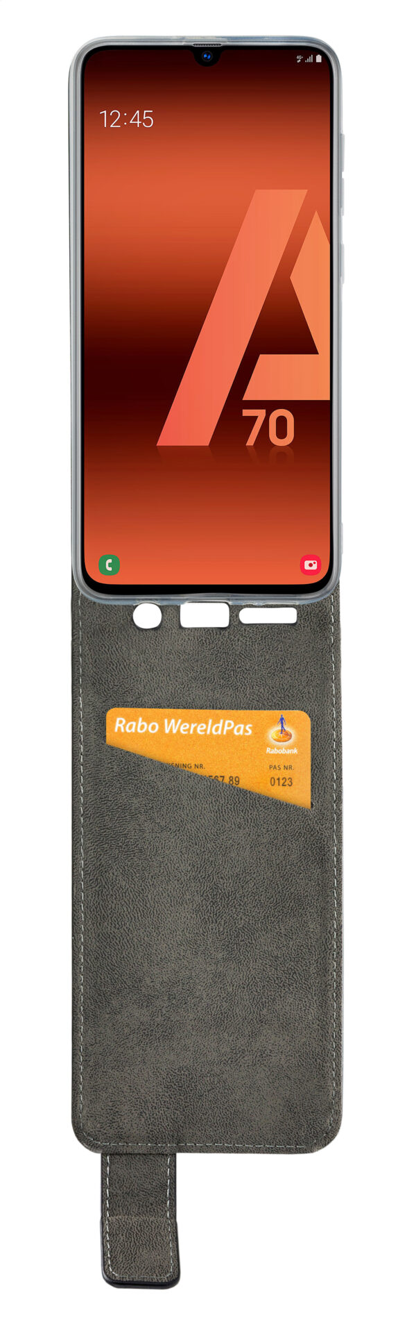 Mobilize Classic Gelly Flip Case Samsung Galaxy A70 Black - Afbeelding 3