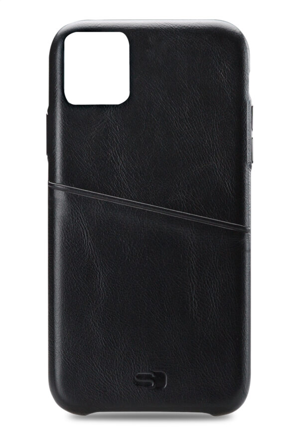 Senza Pure Leather Cover With Card Slot Apple Iphone 11 Deep Black