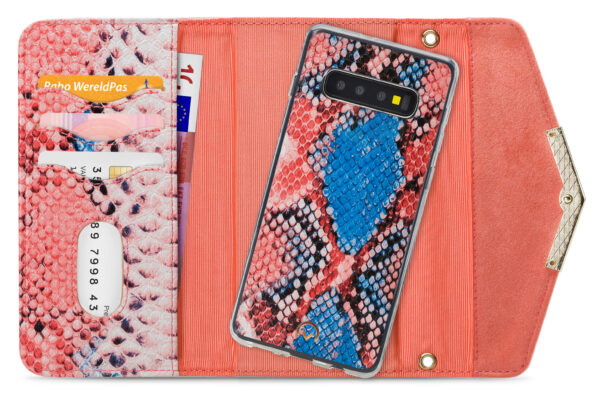 Mobilize 2In1 Gelly Velvet Clutch For Samsung Galaxy S10 Coral Snake - Afbeelding 4