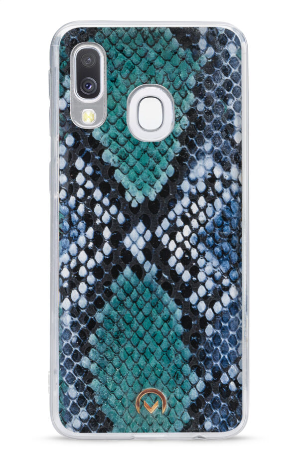 Mobilize 2In1 Gelly Velvet Clutch For Samsung Galaxy A40 Royal Blue Snake - Afbeelding 6