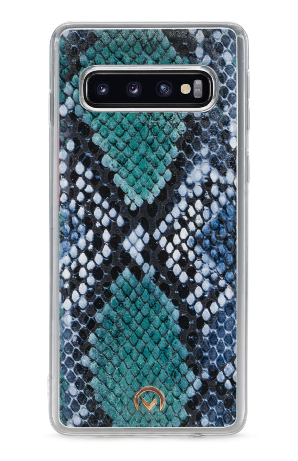 Mobilize 2In1 Gelly Velvet Clutch For Samsung Galaxy S10 Royal Blue Snake - Afbeelding 6