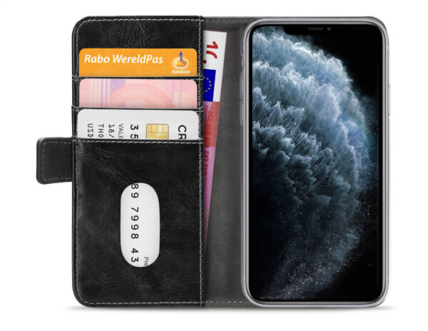 Mobilize Elite Gelly Wallet Book Case Apple Iphone 11 Pro Max Black - Afbeelding 3