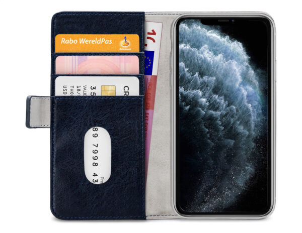 Mobilize Elite Gelly Wallet Book Case Apple Iphone 11 Pro Max Blue - Afbeelding 3