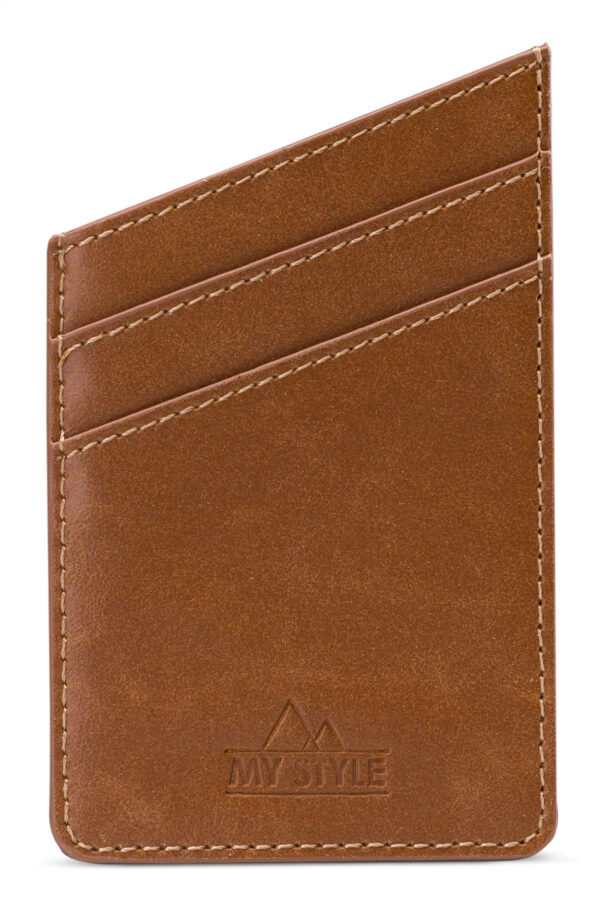 My Style Universal Sticky Card Pocket Brown