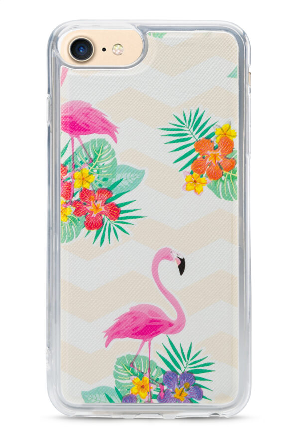 My Style Magneta Case For Apple Iphone 6 Plus/6S Plus/7 Plus/8 Plus Flamingo - Afbeelding 2