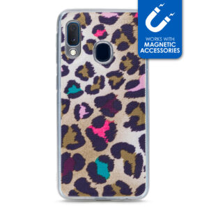 My Style Magneta Case For Samsung Galaxy A20E Colorful Leopard