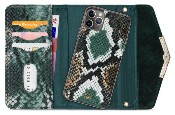 Mobilize 2In1 Gelly Velvet Clutch For Apple Iphone 11 Pro Green Snake - Afbeelding 4