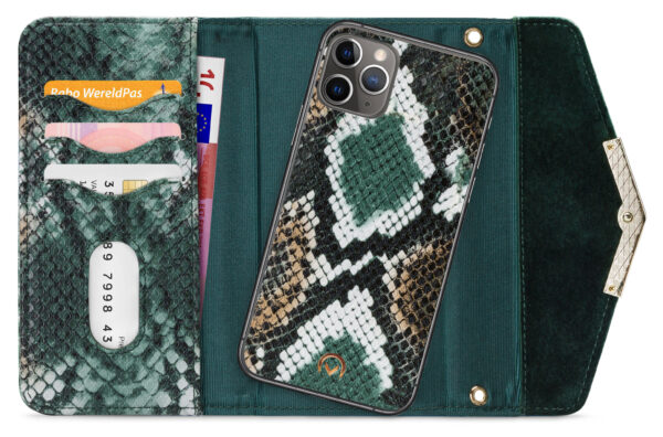 Mobilize 2In1 Gelly Velvet Clutch For Apple Iphone 11 Pro Max Green Snake - Afbeelding 4
