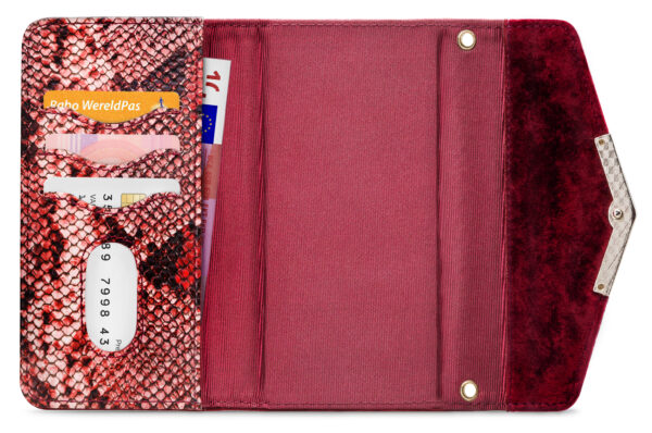 Mobilize 2In1 Gelly Velvet Clutch For Apple Iphone 6 Plus/6S Plus/7 Plus/8 Plus Red Snake - Afbeelding 3