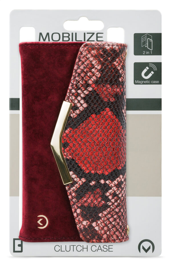 Mobilize 2In1 Gelly Velvet Clutch For Apple Iphone 6 Plus/6S Plus/7 Plus/8 Plus Red Snake - Afbeelding 8