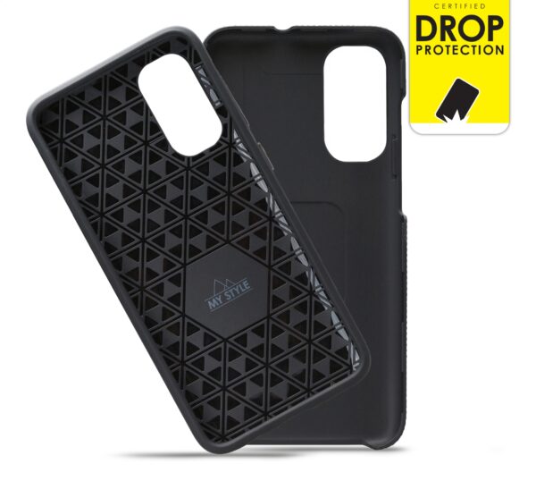 My Style Tough Case For Samsung Galaxy A71 Black - Afbeelding 2