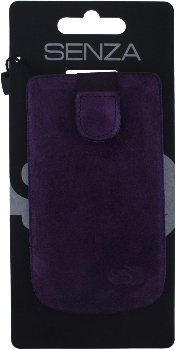 Senza Suede Slide Case Velvet Purple Size Xxl